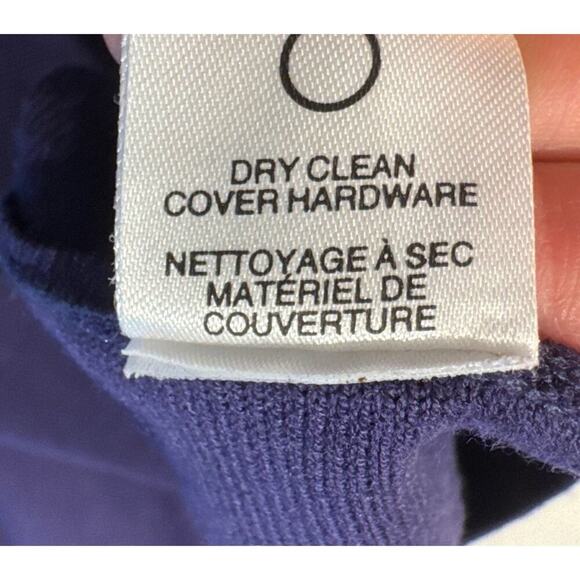 Halston Heritage Aubergine Halter Dress Women’s Size XS Knit Open Back Bodycon - Picture 9 of 9